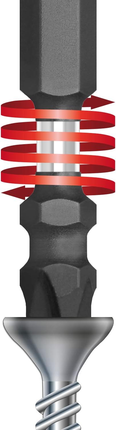 Impact Driving Accessory Set, 26-Piece,Industrial Strength, 1/4" Hex Shank...