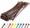 GTSE 12 Inch Brown Zip Ties, 100 Pack, 50lb Strength, UV Resistant Long Nylon Cable Ties, Self-Locking 12" Tie Wraps...
