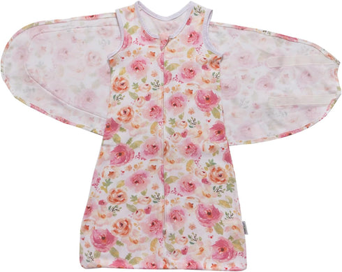 Baby Sleep Sack Baby Wearable Blanket 100% Cotton 2-Way Zipper Toddler Sleepsack 0-6 Months Babies (Flowers)...