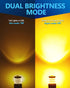 Yorkim 7440 Led Bulb Amber 7443 Led, Ultra Bright T20 Led 7440a Bulb W21W Led for Backup Reverse Light, Break Tail Light, Turn Signal Pack of 2...