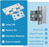3 Pack Mobile Home Door Hinges Compatible with Elixir Mobile Homes Exterior Door...