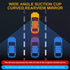 12'' Car Rear View Mirror with Suction Cup, Convex Wide Angle HD Auto Inside Rearview Mirror, Anti Glare Reduce Blind Spots, 360 Degrees Adjustabl...