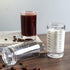 BCnmviku Measuring Cup Shot Glass 4 Ounce/120ML Liquid Heavy High Espresso Glass Cup Black Line (1, Red)...