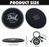 Christmas Father Gift Dad Gift from Son Daughter, Best Dad Ever Gift Included Wireless Phone Charger 15W Wireless Charging Pad Best Dad Ever Keych...