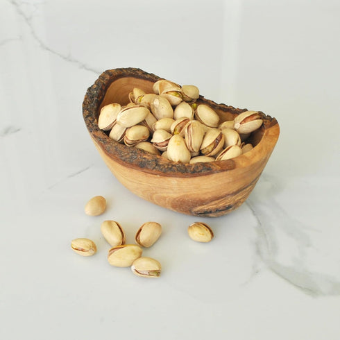 Olive Wood Dipping Bowl - Rustic. Olive wood bowl for dipping oils, condiments, olive bowl, snack bowl, tapas dish. Handcrafted in Tunisia....