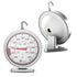 2.5“ Large Dial Oven Thermometer,Grilling and Cooking Thermometer- with Dual Scale and 360 Degree Rotary Hook, Easy to Read Large Reading Number S...