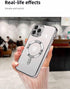 Plating Case for iPhone 14 Pro Max with Camera Lens Protector,Anti-Scratch Shockproof Slim Protective Case, Ideal for Women and Men?Compatible for...