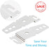 Reyhoar 2 Pack 8269145 Undercounter Dishwasher Upper Mounting Bracket Replacement with Screws Compatible with Whirlpool & KitchenAid Dishwashers, Replaces WP8269145 AP3039168 PS393134