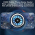 MEMO Magnetic Gaming Phone Cooler - Fast Wireless Charger 15W, Portable Semiconductor Radiator Fan, for iPhone/iPad/Android - Ideal for Gaming, Li...