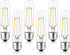 5 Inch T10 Tubular LED Light Bulbs,4000K Daylight Vintage E26 Edison Bulbs Dimmable,4W Equal 40 watt,400LM,UL-Certified Antique Glass Filament Bul...