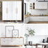 Arthome White Wood Contact Paper,11x100 inch Self Adhesive Wallpaper Waterproof Gloss PVC Vinyl, Oil Proof,White Wood Vinyl Paper for Furniture Co...