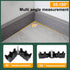2-in-1 Mitre Measuring Cutting Tool, Measuring and Sawing Mitre Angles Cutting Tool for Home Improvement, Carpentry Work, Miter Saw Protractor Too...