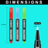 Chalk Markers Fine Tip - Chalkboad Markers - Liquid Chalk Markers Erasable - Chalk Markers for Blackboard Chalk Board First Day of School Board - ...