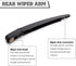 Rear Wiper Arm Blade Nut Set Replacement for Nissan Rogue 2006-2013,Mercedes-Benz ML320 ML350 ML450 2008-2011,Juke 2011-2016,Rear Wiper Cover Acce...