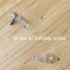50 Piece Clear Glass Retainer Clips, 4mm Offset, Screen Clips with Screws, Cabinet Door Glass Retainer Clips, Glass Fasteners...