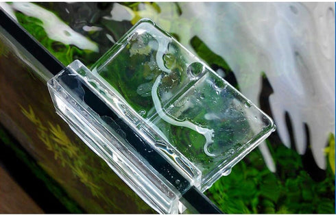 Haulonda 4pcs Clear Color Acrylic Aquarium Fish Tank Glass Cover Clip Support Holder (12mm)...