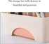 Makeup Desk Organizer Storage Box with 1 Drawer, Bathroom Countertop Organizer for Cosmetics, Dresser Storage Vanity Box for Lipstick, Brushes, Lo...