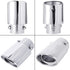 Dsycar Universal Stainless Steel 1.5" - 2.25" Inlet Exhaust Tips, Fit Pipes Diameter 1.5-2.25 inch, Adjustable Car Decoration Chrome-Plated Finish...