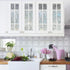 Niviy Window Film Floral Stained Glass Window Privacy Film 17.7 x 78.7 inches Front Door Decorative Glass Privacy Film Removable Static Cling Anti...
