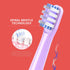 Replacement Toothbrush Heads Compatible with Colgate Hum Connected Smart Battery Toothbrush Refill Head (Purple)...