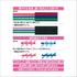 Uni Posca Glitter Marker Pc-1ml 7C, Extra Fine Point, 7 Colors Set...