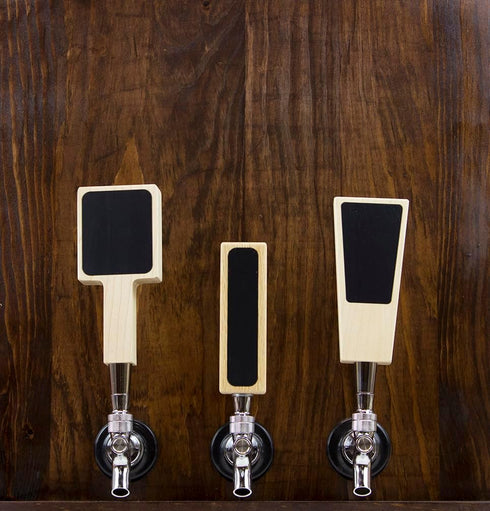 Straight 5" Solid Red Oak Chalkboard Tap Handle...