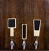 Straight 5" Solid Red Oak Chalkboard Tap Handle...
