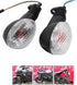 motoparty Motorcycle Turn Signals For KAWASAKI EX250R NINJA 250R KLX250S KLX250SF VN650 Vulcan S Front/Rear Turn Signal Indicator Light Blinker La...