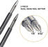 2 Pieces Dual Head Nail Setter Spring Loaded Nail Set Spring Nail Punch Hammerless Tool Kit 3/32?& 1/8? Tools 3500 PSI Striking Force Counter Punc...