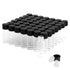4ml Clear Glass Vials with Screw Caps and Plastic Stoppers, 1 Dram Small Liquid Sample Vial, Leak-Proof Vial, 50PCS...