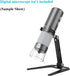 Aluminum Alloy Simple Bracket Stand for USB Microscope and WiFi Microscope, Cainda Small Metal Bracket Lightweight Durrable and Portable for Digit...
