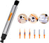 K&F Concept Multifunctional Lens Cleaning Kit, Aluminium Alloy Lens Cleaning Pen*1 + Airpods Stripper*3 + Flocking Sponge*3 for Bluetooth Earphone...