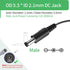 Security-01 AC to DC 12V 2A Power Supply Adapter,compatible with Security Camera/DVR/NVR/Led Strip Lights,UL Listed...