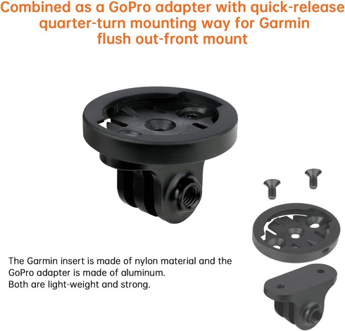 Ravemen AGX02 Mounting Insert Compatible with Garmin Flush Out Front Mount...