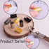 Leather Rope Clip Crimping Cord String Metal Fastener Cord Clamp 3/4" Adjustable Fold Over Crimps End Cap for Leather Cord DIY Making 20mm 120pcs ...