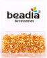 Beadia 18K Gold Plated End Caps Non Tarnish 4x8mm 200pcs for Jewelry Making Findings...