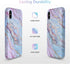 VELVET CAVIAR for iPhone X Case and iPhone Xs Case Cute (Marble Pink Blue Iridescent Holographic)...