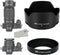 (1+1) Screw on + Bayonet Lens Hood Shade for Nikon Z30 Z50 Z fc Dual Lens Kit (Nikkor Z DX 16-50mm & 50-250mm) Replaces HN-40 and HB-90A Lens Hood...