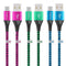 3Pack 9Ft/6Ft/4Ft/3Ft/1Ft/ Nylon Braided Fast Charging Cable Aluminum Housing Compatible with Galaxy S10 S9 Note 9 8 S8 Plus,LG V30 V20 G6,P30/P20...