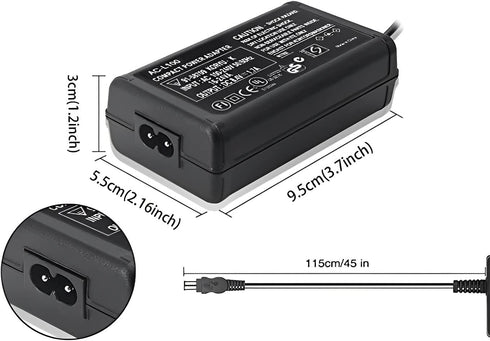 AC-L100 Power Supply Charging Adapter for Sony Handycam Camera Camcorder,8.4V 1.5A,for DCR TRV128 TRV103 TRV130 TRV150, CCD-TRV108 TRV308 Replace ...
