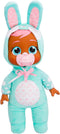 Cry Babies Tiny Cuddles Bunnies Cindy - 9 inch Baby Doll, Cries Real Tears, Teal Bunny Themed Pajamas...