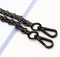 47" DIY Iron Chain Strap Handbag Chains Accessories Purse Straps Shoulder Cross Body Replacement Strap (Gun-Black)...
