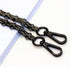 47" DIY Iron Chain Strap Handbag Chains Accessories Purse Straps Shoulder Cross Body Replacement Strap (Gun-Black)...