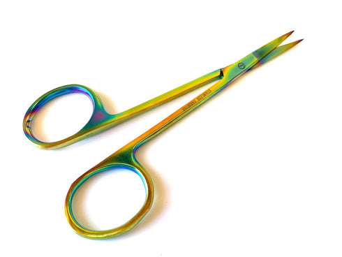 Iris Scissors SuperCut Multicolor Rainbow 4.5" Straight...