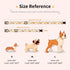 Dog Collar,Personalized Adjustable Cute Puppy Collars for Girl Female Boy Dogs Flower Patterned Design,Soft Pet Collar with Safe Buckle for Small ...