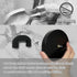 Mintime Large Wall Clock Battery Operated DIY Wall Clock for Modern Decorative Living Room/Office...