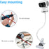 Flexible Twist Clamp Mount Compatible with Eufy Security Indoor Cam S350 Camera, Flexible Twist Gooseneck Mounting Bracket No Tools or Wall Damage...