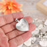 Pendant Trays Heart Shaped Pendant Setting Pendant Pendant, 60pcs Pendant Trays Heart Shaped Pendant Setting Cabochon Base Setting with Glass Cabo...
