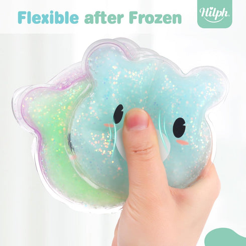 Hilph Kids Ice Packs for Boo Boos, Toddler Ice Packs Reusable Boo Boos Buddy Ice Packs Hot Cold Compress for Kids Injuries, Pain Relief, Bumps & B...