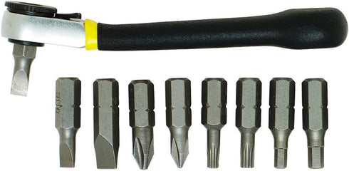General Tools 80075 Nine-Piece Ratchet Offset Screwdriver Set...
